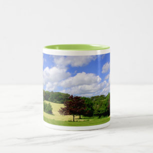 Caneca De Café Em Dois Tons Apenas um dia de verão