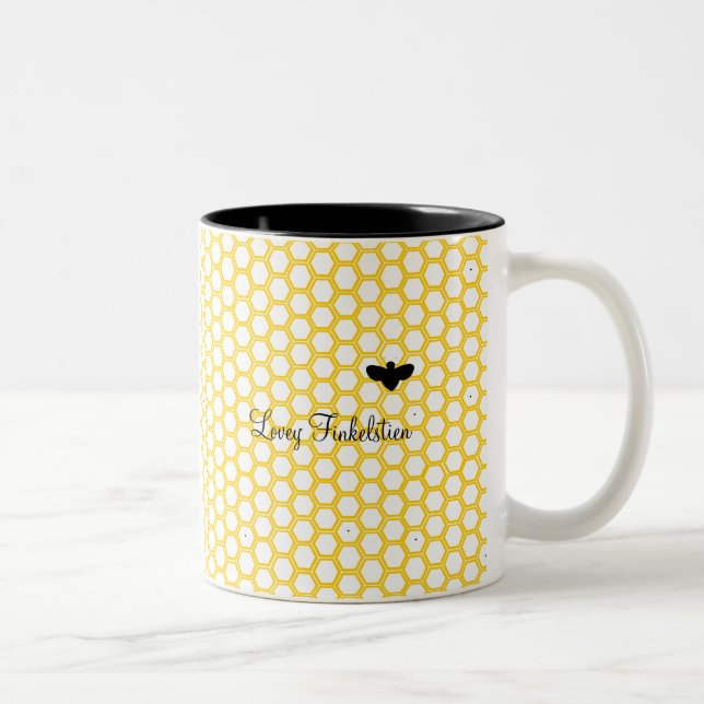 Caneca De Café Em Dois Tons apicultor (Direita)
