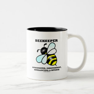 Caneca De Café Em Dois Tons Apicultor Opiniona Intelectual Independente