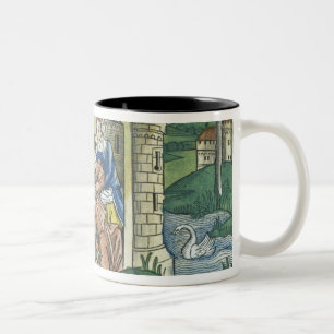 Caneca De Café Em Dois Tons Apócrifo: Tobit é cegado pelo excremento do pard