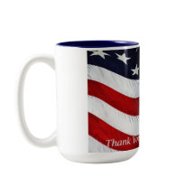 Apoie nossa bandeira americana de tropas personali