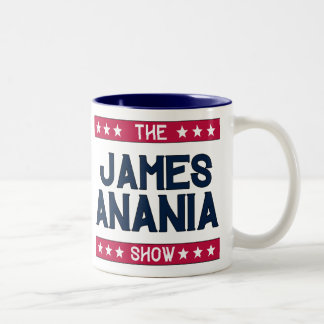 Caneca De Café Em Dois Tons Apoio ao programa James Anania - UNITY -