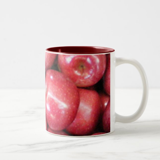 Caneca De Café Em Dois Tons Apple agride (Direita)