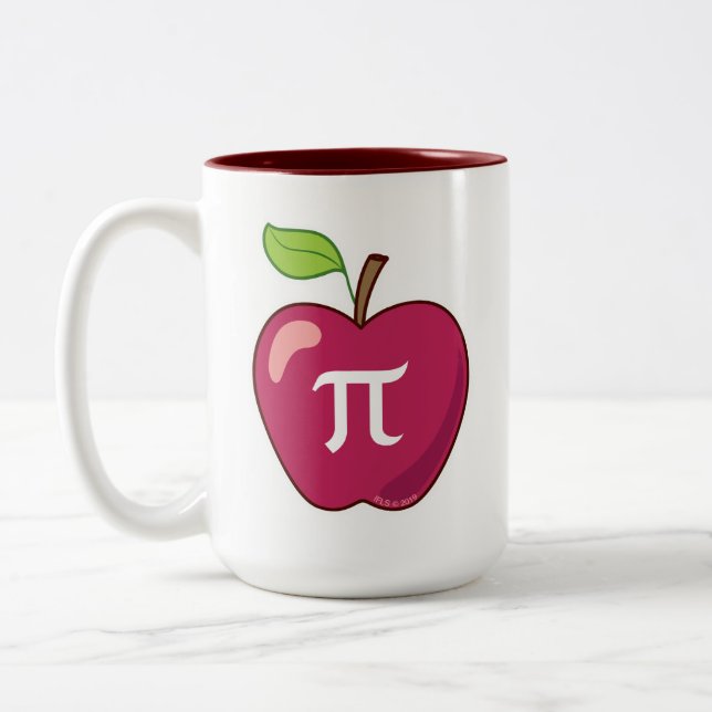 Caneca De Café Em Dois Tons Apple Pi (Esquerda)