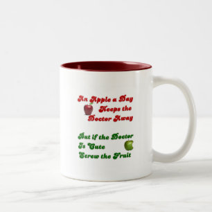 Caneca De Café Em Dois Tons Apple um o dia….