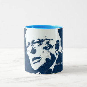 Caneca De Café Em Dois Tons APRENDIZAGEM das máquinas de lixar de Bernie a "