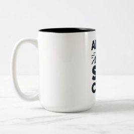 Caneca De Café Em Dois Tons Apres Ski Club Mountain Logo - Custom Mens Winter 