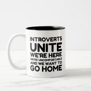Caneca De Café Em Dois Tons Apresentadores unidos