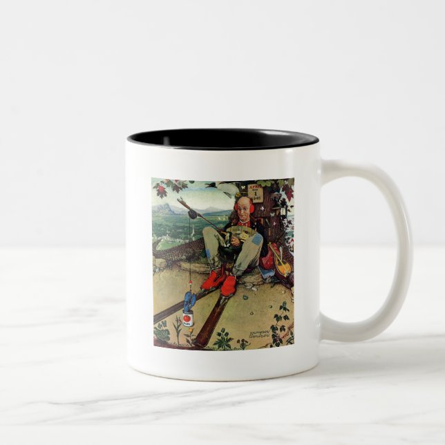 Caneca De Café Em Dois Tons April Fool, 1945 (Direita)