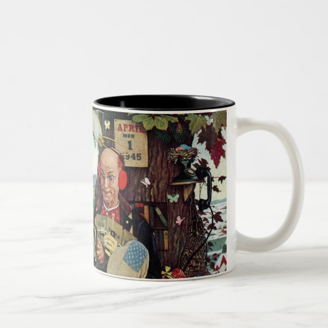 Caneca De Café Em Dois Tons April Fool, 1945 (Direita)