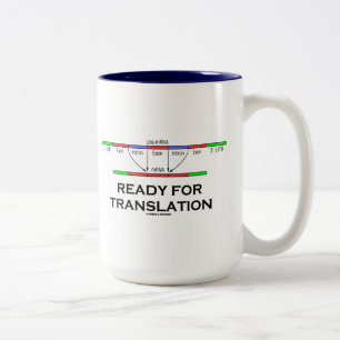 Caneca De Café Em Dois Tons Apronte para a tradução (o pre-mRNA no mRNA)