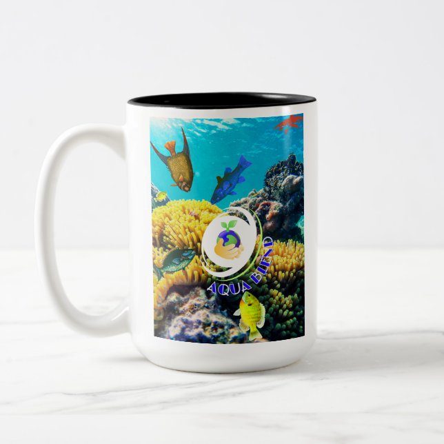 Caneca De Café Em Dois Tons Aqua Blend (Esquerda)