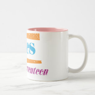 Caneca De Café Em Dois Tons Aqua do Aries