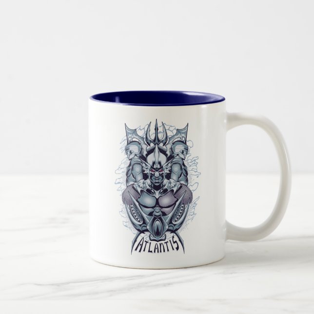 Caneca De Café Em Dois Tons Aquaman | King Orm of Atlantis Graphic (Direita)