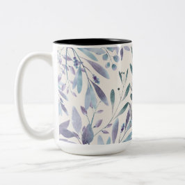 Caneca De Café Em Dois Tons Aquarela Deixa Legenda