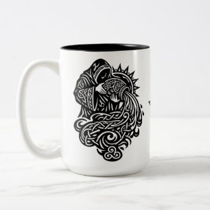 Caneca De Café Em Dois Tons Aquário — O Portador de Água por BurnsInHell