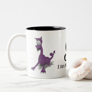 Caneca De Café Em Dois Tons Aquarius Rahu Zodiac Dragon Roxo