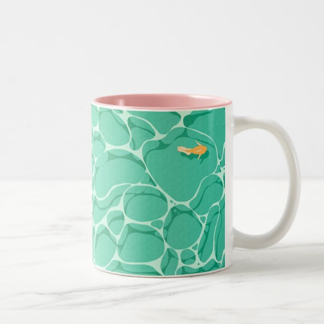 Caneca De Café Em Dois Tons Aquatic Serenity Mug (Direita)
