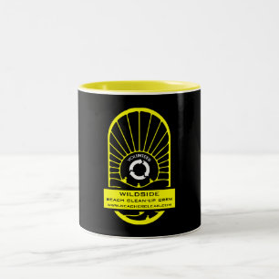 Caneca De Café Em Dois Tons Aquecimento de Praia - Tripulação Voluntária