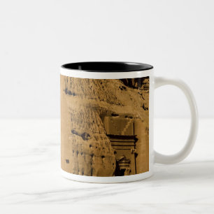 Caneca De Café Em Dois Tons Arábia Saudita, local de Madain Saleh, antiga 3
