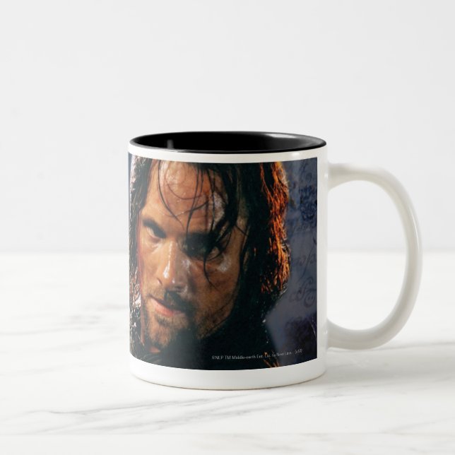 Caneca De Café Em Dois Tons Aragorn com Exército (Direita)