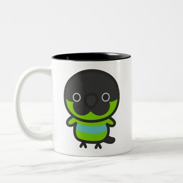 Caneca De Café Em Dois Tons Arara Nanday (Esquerda)
