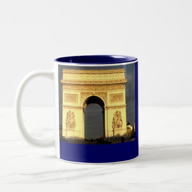 Caneca De Café Em Dois Tons Arc D'Triomphe (Esquerda)