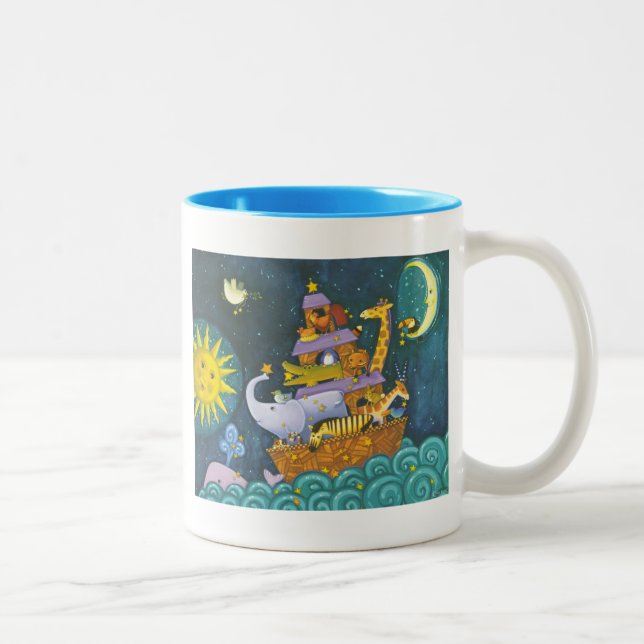 Caneca De Café Em Dois Tons Arca na noite (Direita)