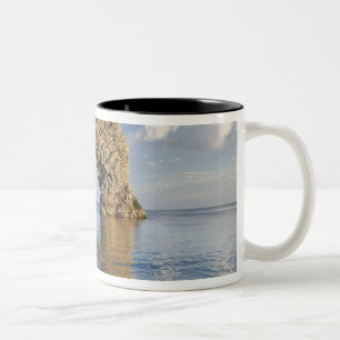 Caneca De Café Em Dois Tons Arco da Durdle Door, Patrimônio Mundial da Costa J