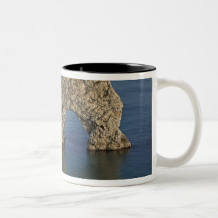 Caneca De Café Em Dois Tons Arco da Durdle Door, Patrimônio Mundial da Costa J