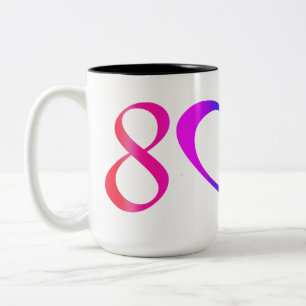 Caneca De Café Em Dois Tons Arco-íris do Orgulho Gay