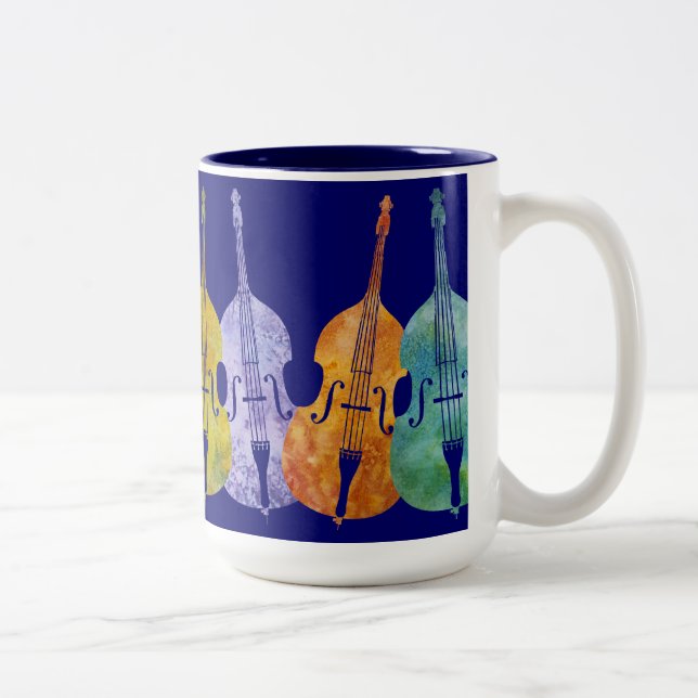 Caneca De Café Em Dois Tons Arco-íris dos baixos (Direita)
