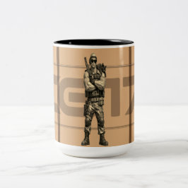 Caneca De Café Em Dois Tons Area 51 Ufos