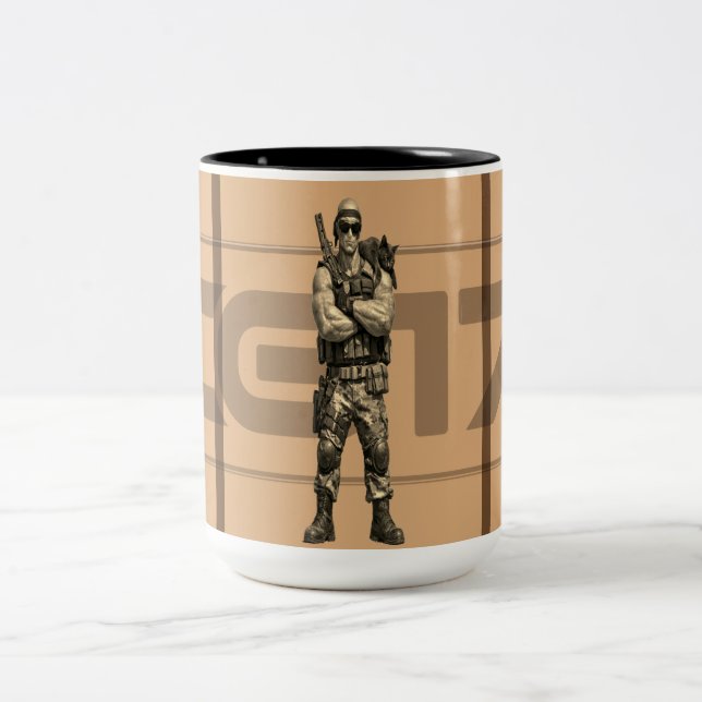 Caneca De Café Em Dois Tons Area 51 Ufos (Centro)
