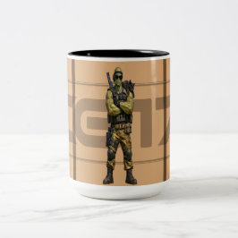 Caneca De Café Em Dois Tons Area 51 Ufos
