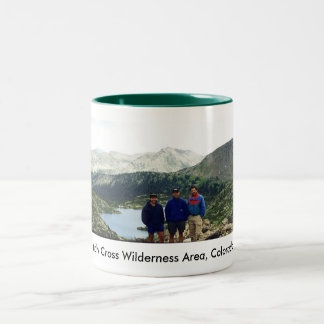 Caneca De Café Em Dois Tons Área de região selvagem transversal santamente,
