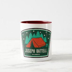 Caneca De Café Em Dois Tons Área Selvagem Joseph Battell Vermont Acampamento