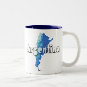 Caneca De Café Em Dois Tons Argentina