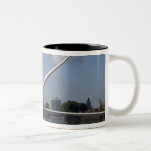 Caneca De Café Em Dois Tons Argentina, capital de Buenos Aires. Mulher