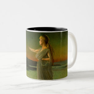Caneca De Café Em Dois Tons Ariadne em Naxos John Atkinson Grimshaw
