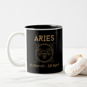Caneca De Café Em Dois Tons Aries