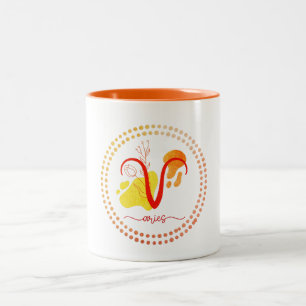 Caneca De Café Em Dois Tons Aries Love Coffee Cup Mug