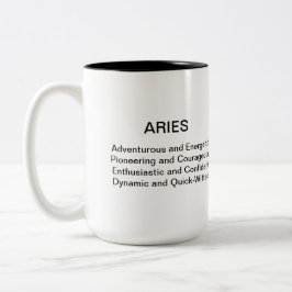 Caneca De Café Em Dois Tons Aries Mug
