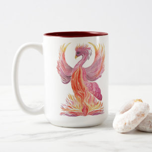 Caneca De Café Em Dois Tons Arise Phoenix