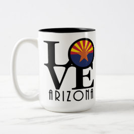 Caneca De Café Em Dois Tons ARIZONA AMOR 15oz