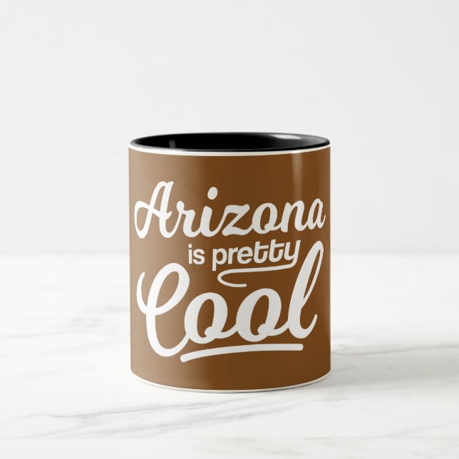 Caneca De Café Em Dois Tons Arizona Bonito Legal (Centro)