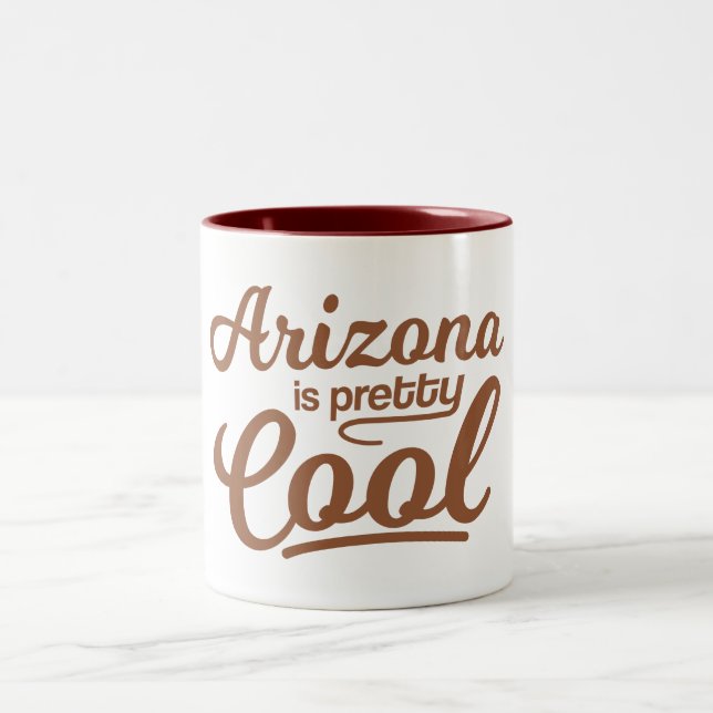 Caneca De Café Em Dois Tons Arizona Bonito Legal (Centro)