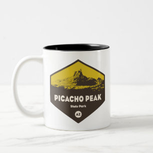 Caneca De Café Em Dois Tons Arizona do Parque Estadual Picacho Pico