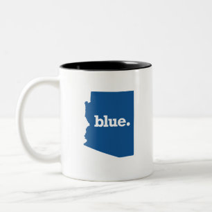 CANECA DE CAFÉ EM DOIS TONS ARIZONA ESTADO AZUL