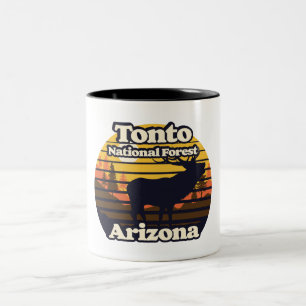 Caneca De Café Em Dois Tons Arizona Nacional da Floresta